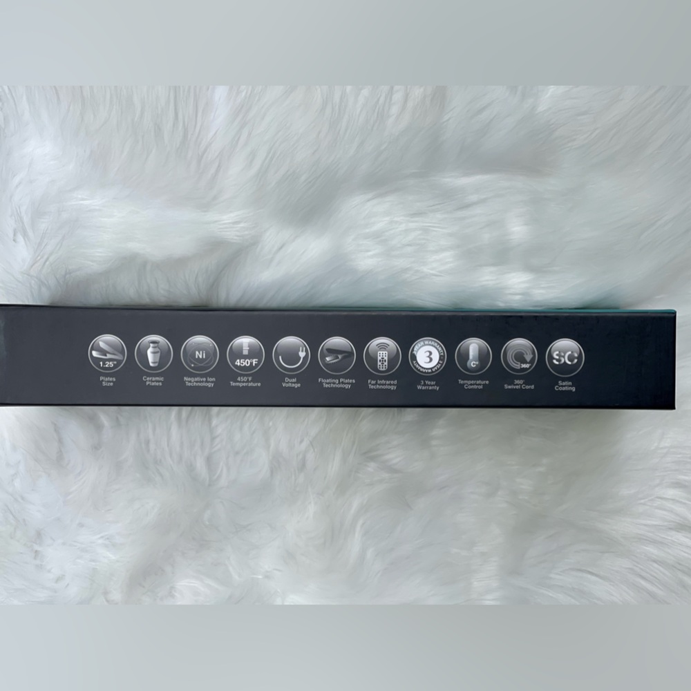 ‼️LAST ONE‼️NEW‼️FREE🎁 Evalectric Ceramic Straightener Flat iron Soft touch - Picture 6 of 7